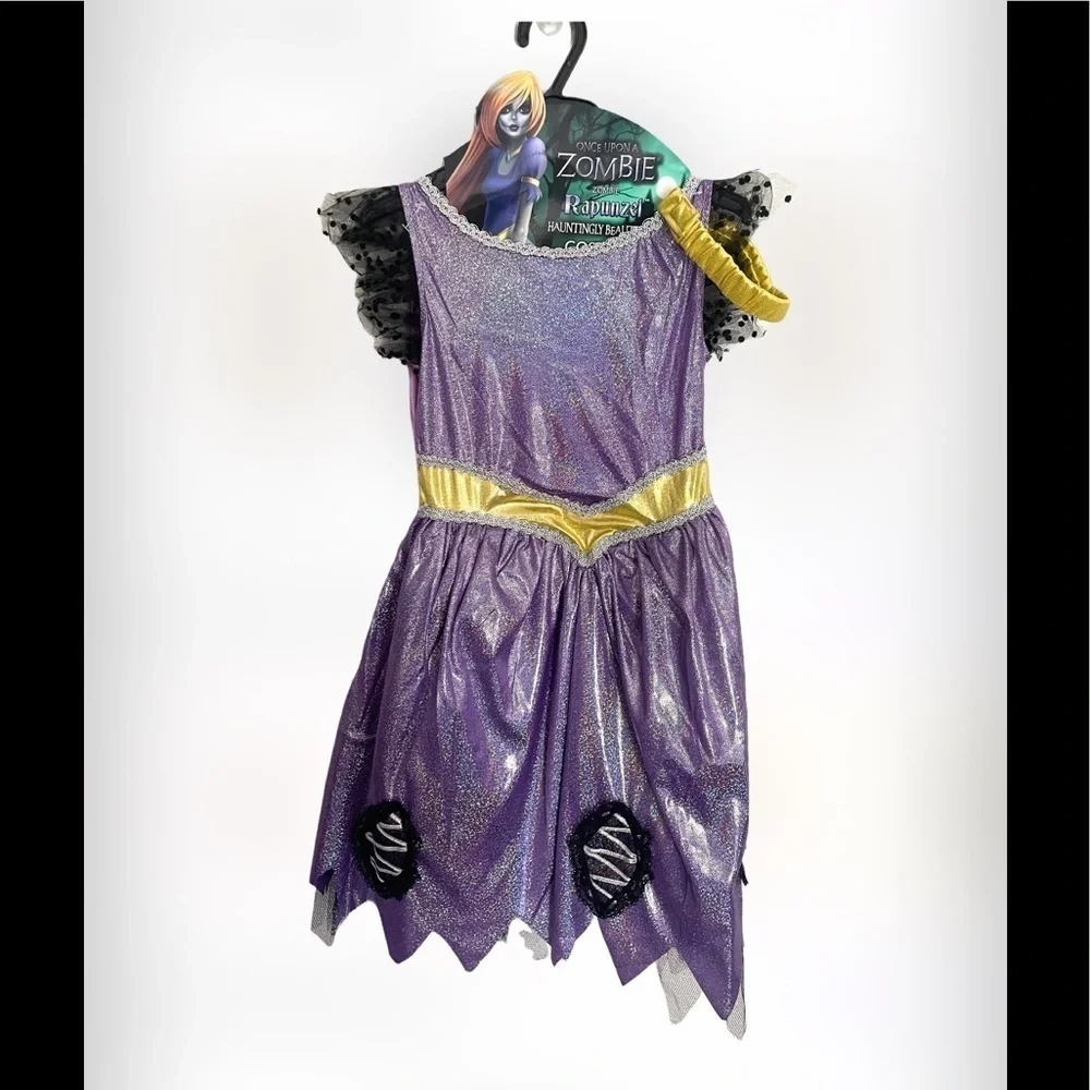ONCE UPON A ZOMBIE Rapunzel Princess zombie Halloween costume size XS